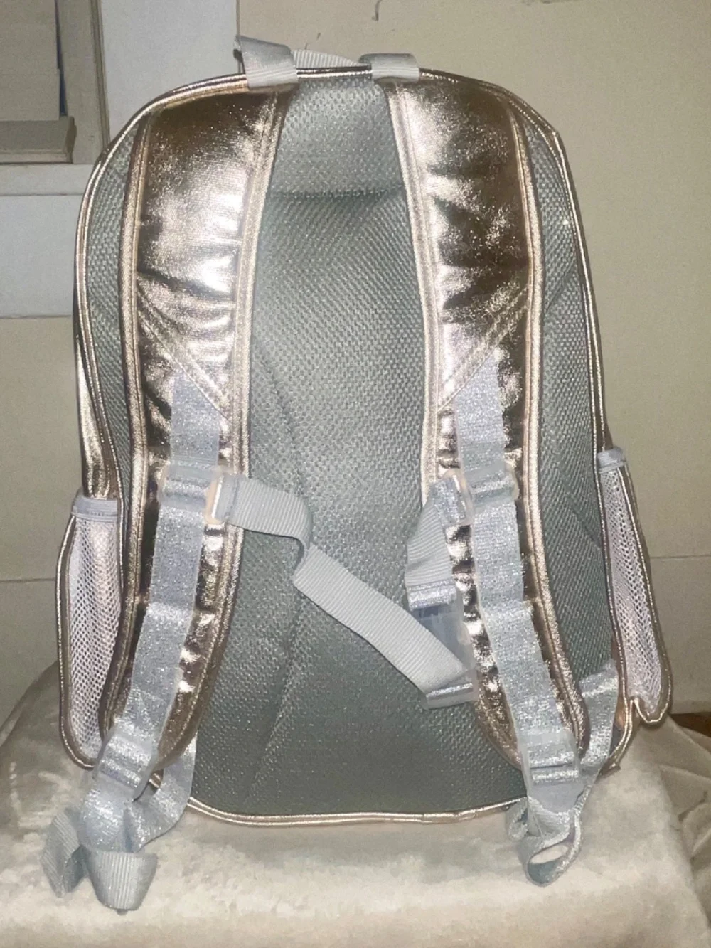 Dreamy Unicorn Metallic Gold Pottery Barn Kids Mackenzie Large Girls Backpack